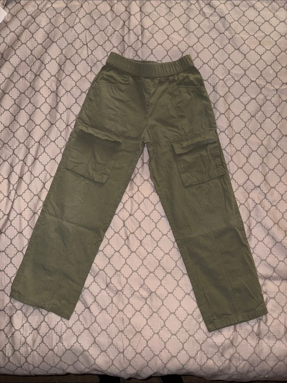 Kids Cargo Joggers with Elastic Waist set